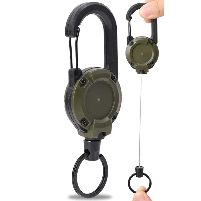 Tactical Retractable Carabiner - مراجعة Conventional Reel وسعره