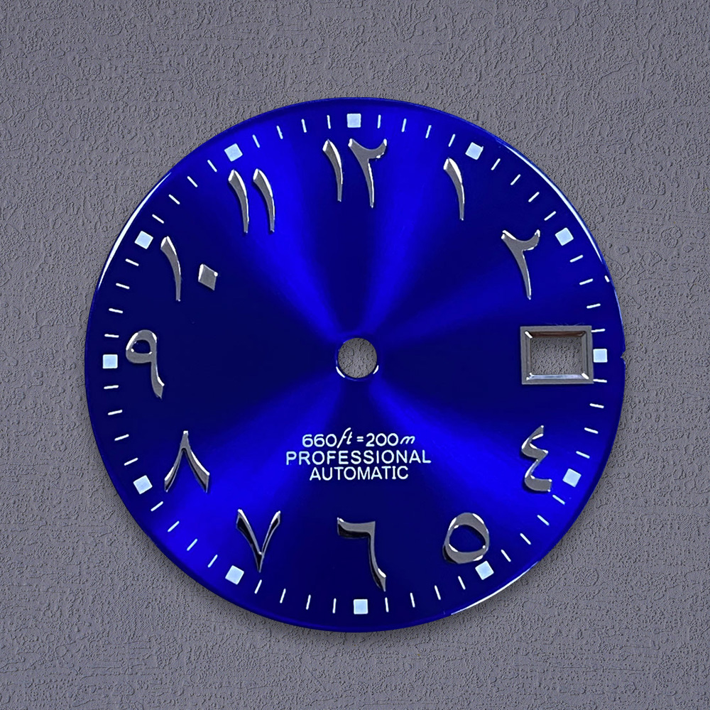 New Nh35 Dial S Logo 28.5mm Ar - مراجعة Reel Case وسعره