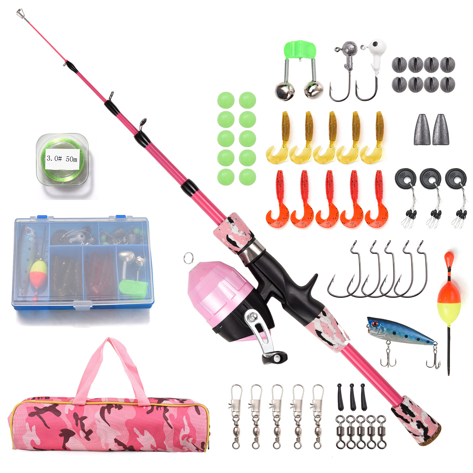 Kids Fishing Rod and Reel Comb - مراجعة Spincast Reel وسعره