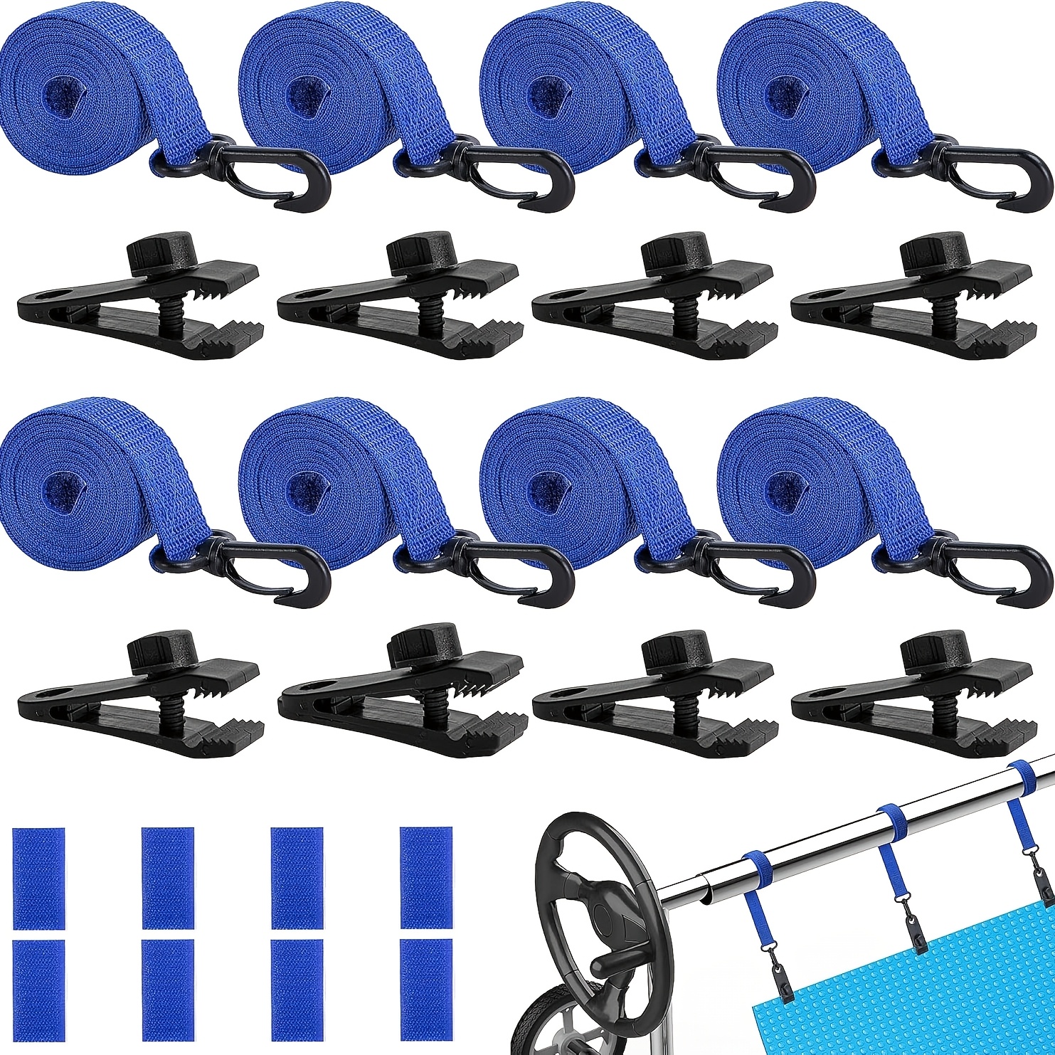 18 Pcs Solar Cover Reel Instal - مراجعة Reel Cover وسعره