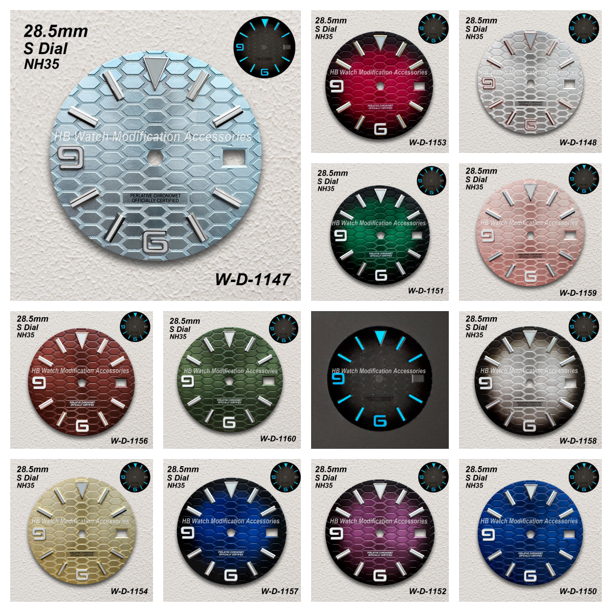 28.5mm S Logo Diving Dial Fit  - مراجعة Reel Case وسعره