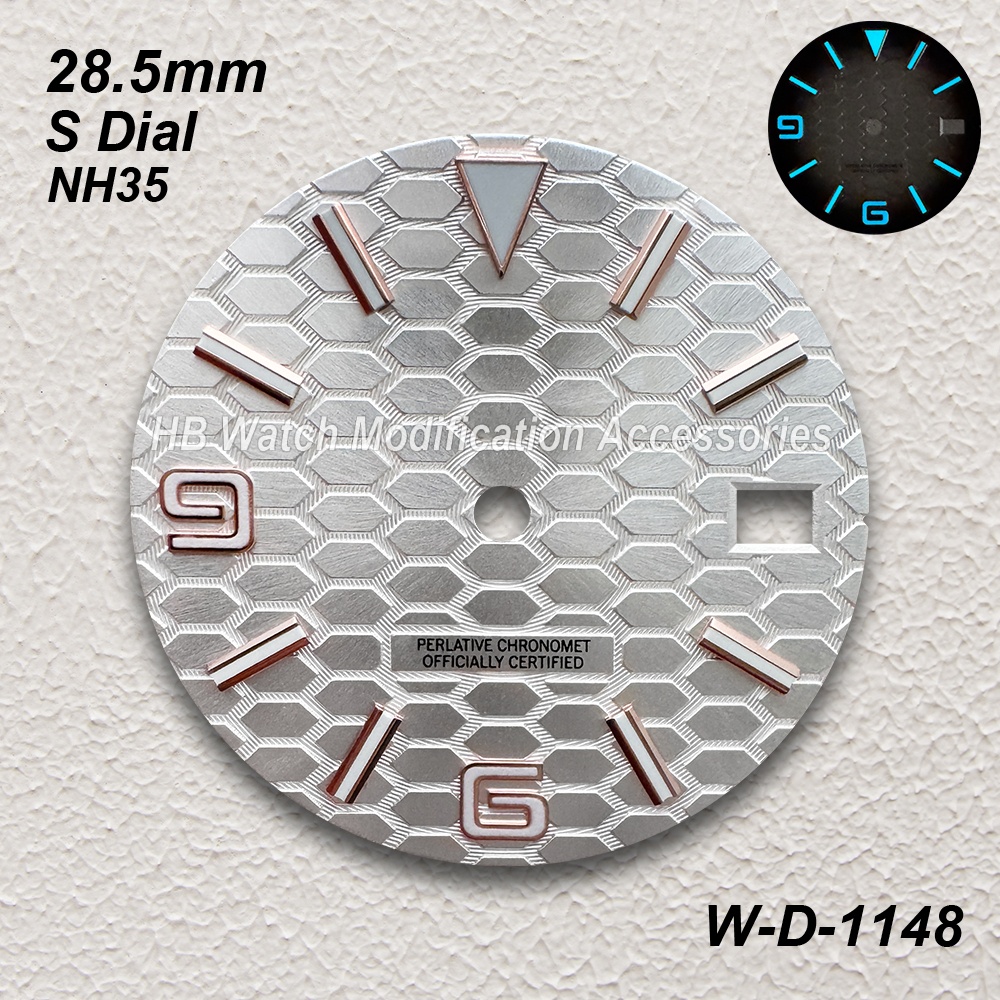 28.5mm S Logo Diving Dial Fit  - مراجعة Reel Case وسعره