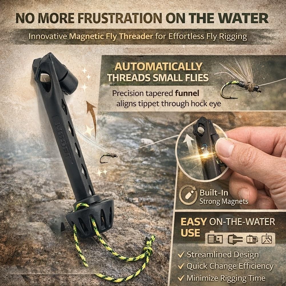 Portable Magnetic Fly Threader - مراجعة Baitcasting Reel وسعره