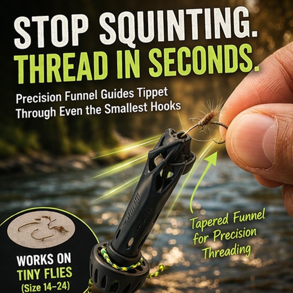 Portable Magnetic Fly Threader - مراجعة Baitcasting Reel وسعره