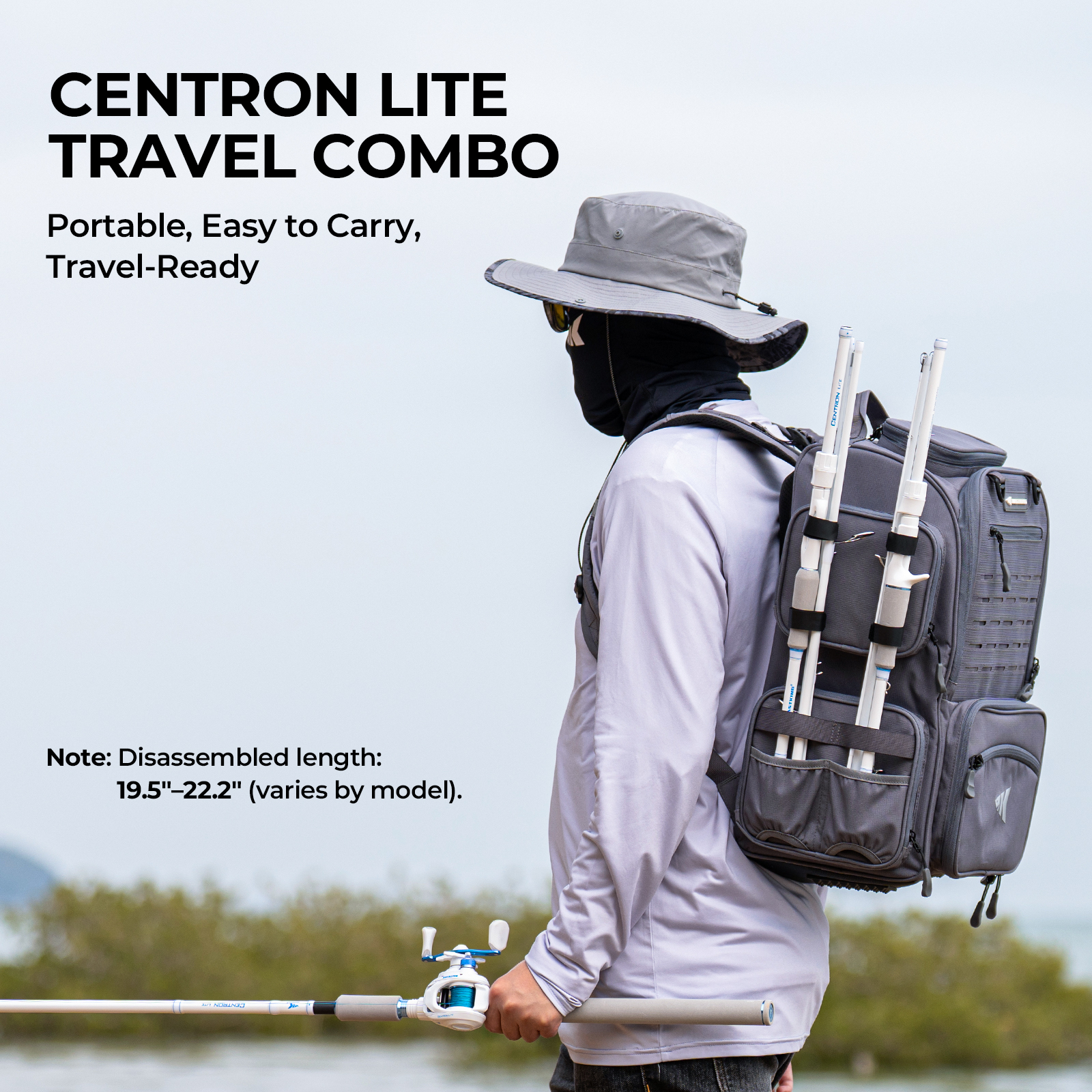 KastKing Centron Lite Travel C - مراجعة Spincast Reel وسعره