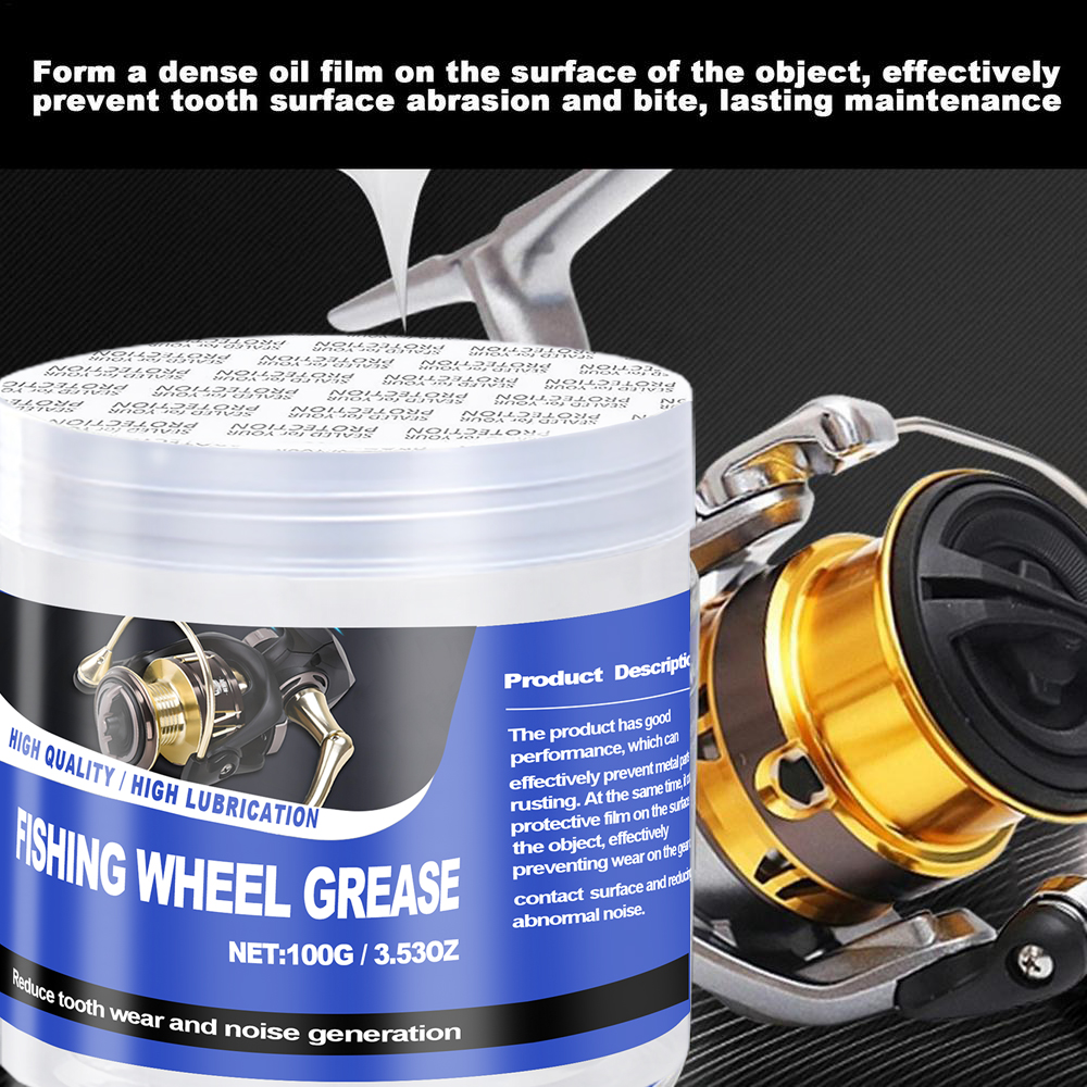 50g /100g Fishing Reel Grease  - مراجعة Reel Oil وسعره