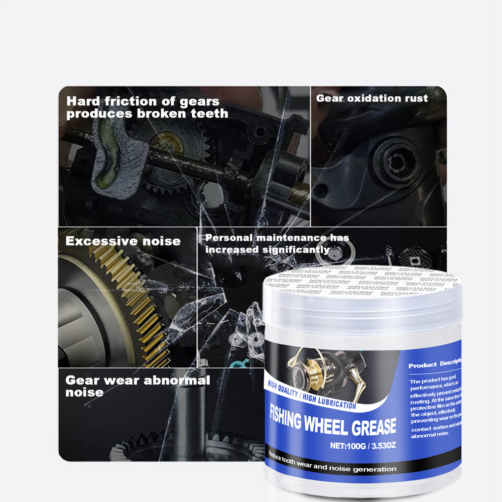 50g /100g Fishing Reel Grease  - مراجعة Reel Oil وسعره