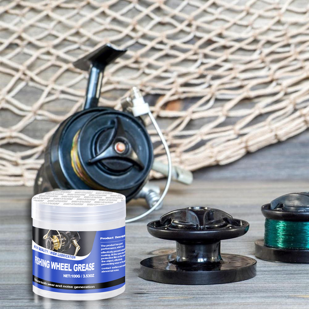50g /100g Fishing Reel Grease  - مراجعة Reel Oil وسعره