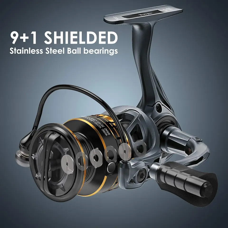 Spinning Reel, 9+1 BB Incredib - مراجعة Spinning Reel وسعره