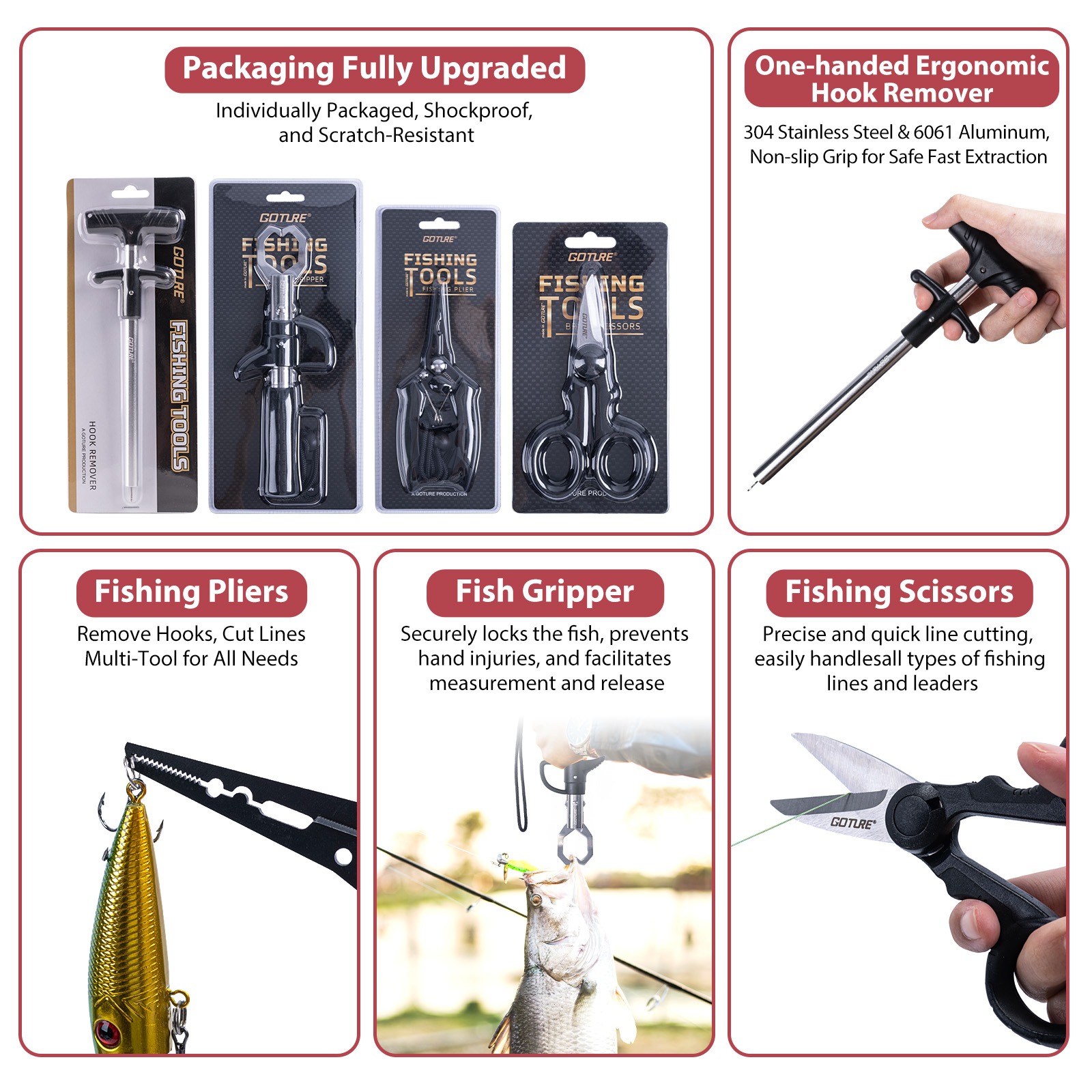 Goture Complete Fishing Rod Re - مراجعة Reel Bag وسعره