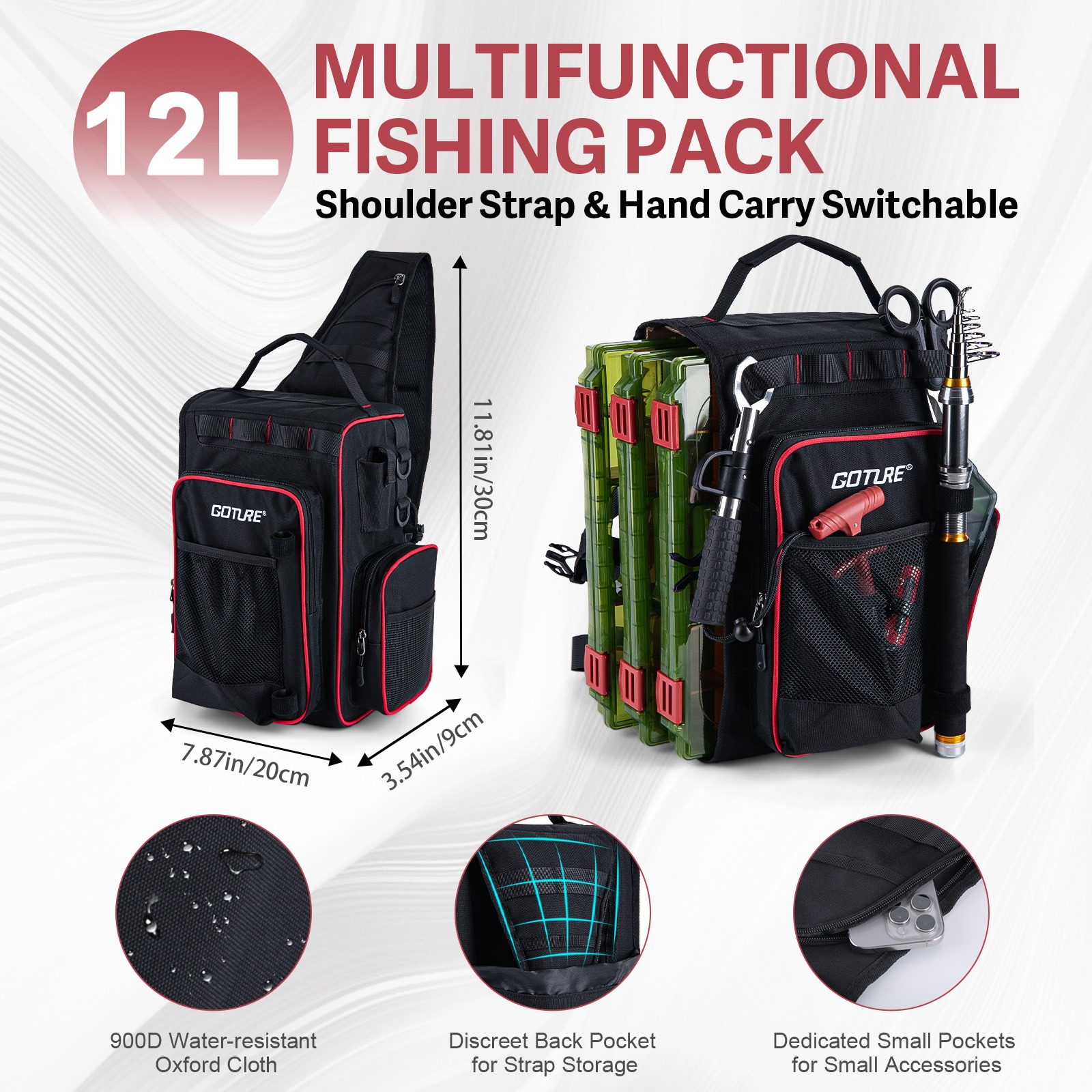 Goture Complete Fishing Rod Re - مراجعة Reel Bag وسعره