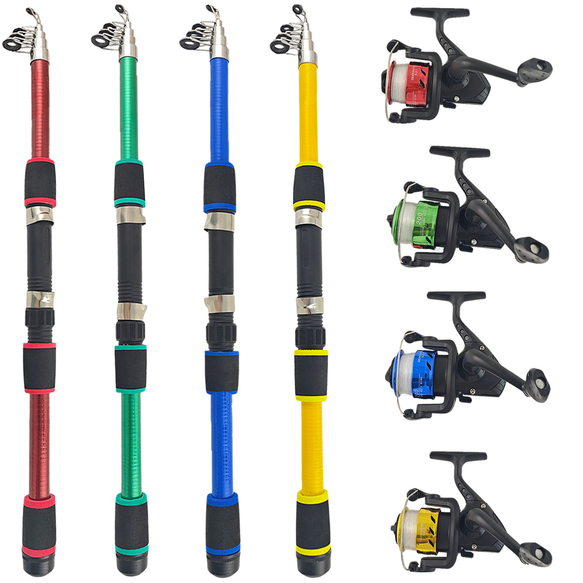Mini Telescopic Sea Fishing Ro - مراجعة Reel Bag وسعره