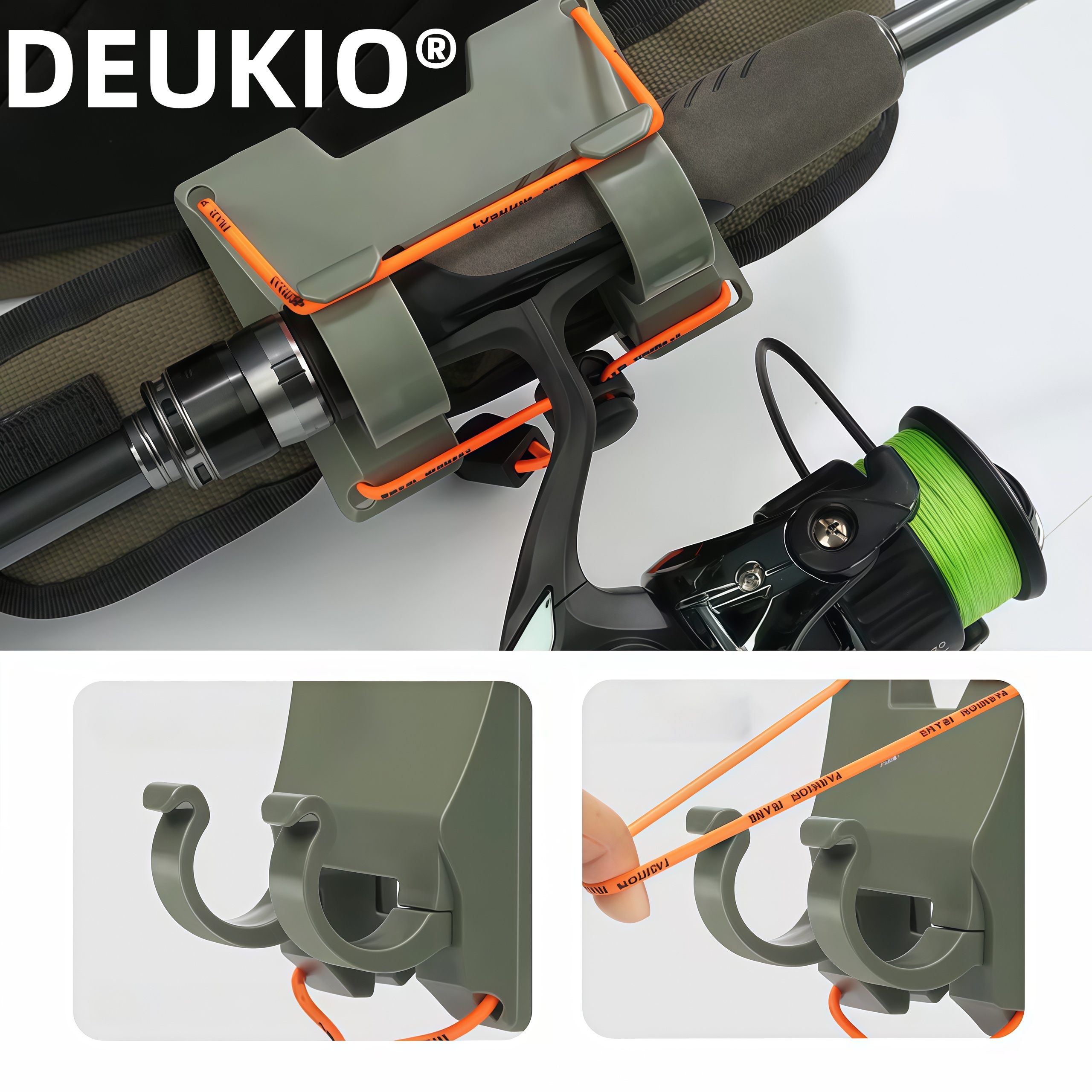 DEUKIO Outdoor Belt Clip Rod H - مراجعة Spinning Reel وسعره