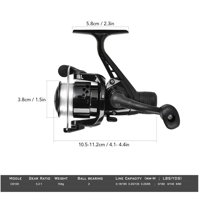 BRAVMAK 2.1/ 2.3 mTelescopic F - مراجعة Spincast Reel وسعره