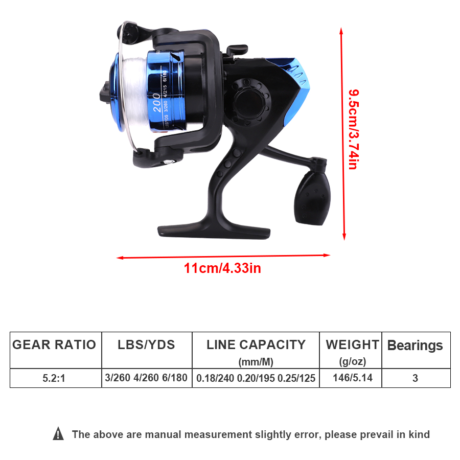 FTK 1.8M Portable Spinning Fis - مراجعة Spinning Reel وسعره